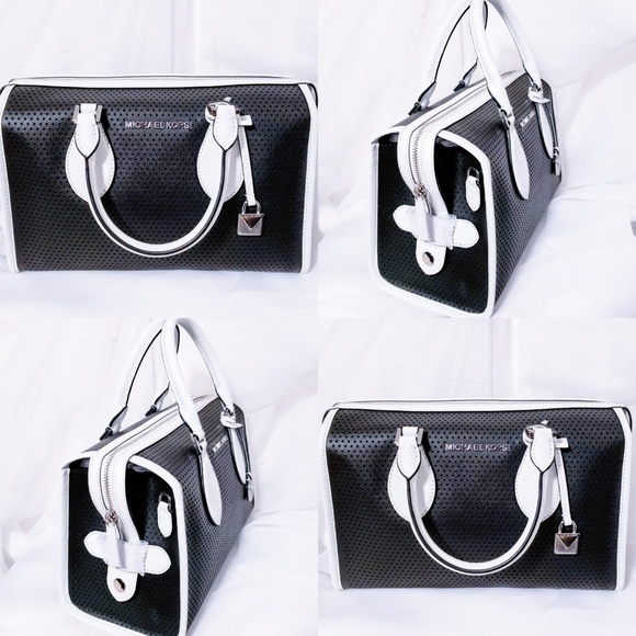 Michael Kors Handbags - Michael Kors Leather Lacey Duffle Purse 🆕🦄